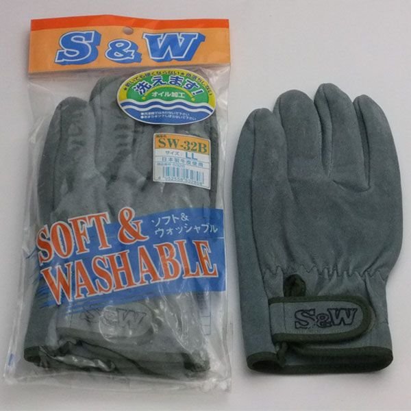 富士グローブ SW-32B SWオイル皮手袋  作業用 10双組(LLサイズ)